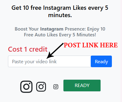 Get 10 Free Instagram Likes. Paste link here