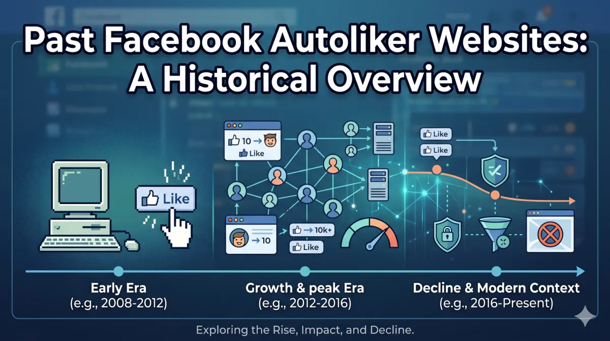 Past Facebook autoliker websites: A Historical Overview