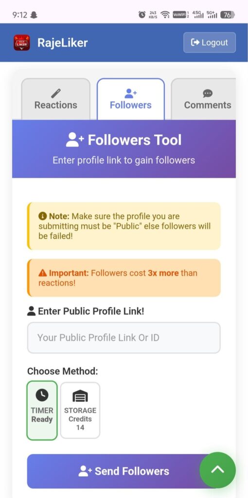 Facebook Auto Followers